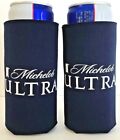 Michelob Ultra Slim Can Koozie 12 Oz Cooler Holder - Two  2  - New   Free Ship