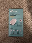 Tp-link Av600 Powerline Starter Kit For Extended Internet Connection  White