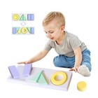 2-in-1 Shape Sorter Puzzle     Montessori Wooden Educational Toy For Toddlers 1