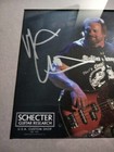Michael Anthony Signed Photo  van Halen Chickenfoot    Axe Heaven Mini Bass