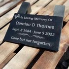 Custom Granite Memorial Stone Engrave Headstone For Cemetery Grave Or Home 12x12