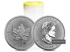 1 Oz Canadian Silver Maple Leaf Coin Bu  random Year  Lot Of 100