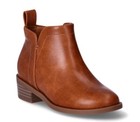 Wonder Nation Faux Leather Toddler Girls Chestnut Fashion Ankle Boots Size 7