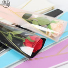 100 Counts  2 Colors Flower Wrapping Paper Single Rose Packaging Bag florist Bou