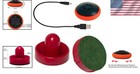 Compact Hover Air Hockey Set - 2 Strikers   Rechargeable Puck For Anywhere Play