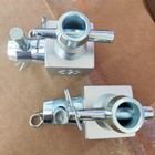 Multi Junction Cube Clamp Accessory  90 Degree Fixed Coupler With Half Cones F34