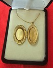 Vintage Cameo Locket Necklace