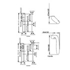 Hoppe Hls 9000 Verona M151vk 2165n Active Non-keyed Sliding Door Handle Set