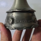 Vintage Norway Viking Style Handmade   usteg  rd Tinn Pewter Candle Holder 