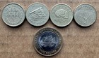 5 Coin Lot Gibraltar 2002-ac Pobjoy 2004 2010 2015 1   2 Pounds Qeii Km s Au