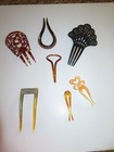 Lot Of 7-antique Hair Combs