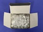 Allied Bolt Rg-6 Clear Lexan Cable Nail Clip Coaxial Cable Box Of 100 Pn7126 New