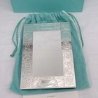 Tiffany   Co  Birth Record Frame Sterling Silver 925 Gift Pouch   Bag Msrp  950