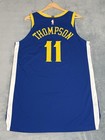 Klay Thompson 2019 Nba Playoffs Game Worn Jersey Warriors Photo-matched Meigray