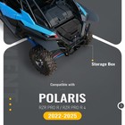 36qt Rear Cargo Storage Box For Polaris Rzr Pro R 4 2022 2023 2024 2025  2884236