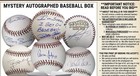 Autographed signed Mlb Baseball Mystery Box - 1 Autographed In Person Ball Per