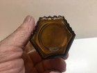 Antique Honey Amber Not To Be Taken Poison Bottle  5 1 2 Inches Tall 