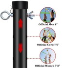 Zdgao 32ft Volleyball Net Combo Set - Badminton Racquets Ball Carry Bag