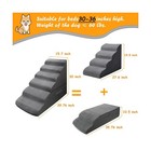 Dog Stairs steps For 30 Inches High Bed Up To 30-36 Inch Tall  Pet Cat Ramp L   