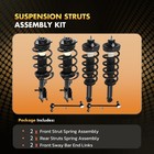 Front Rear Struts Dodge Journey 2011-2019 4 Springs 4 Links 172509 172896 8pcs