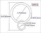 Loop Eyelet Curtain Ring For Drapery 2 0  Ring For Panel Pin Hooks