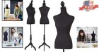 Lightweight Adjustable Black Female Mannequin - Perfect For Displays 60-67  
