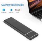 M 2 Ngff Sata Ssd To Usb 3 0 Portable External Drive Enclosure Case With Uasp