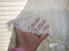 1950 s Girls Slip  White Full Petticoat Slip Lacy Full Circle Style Undies Sz 6x