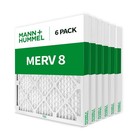 20x25x2 Merv 8 Pleated Air Filters By Mann hummel  6 Pack 