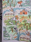 Vintage Looney Tunes Curtain Set Lot 4 42x37  Made Usa  Warner Bros 1976 Bugs 