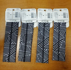 4 Pack  Scunci Everyday   Active No Slip Grip Headwrap Black   White 5330-r7p4a