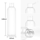 6 Pack 8 Oz Travel Squeeze Bottles With Flip Caps Refillable Empty Plastic Co   