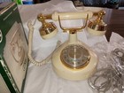 Vintage Bell Telephone western Electric Ivory French Style Rotary Phone New W bx