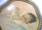 1920 Bessie Pease Gutmann Print  awakening  Beautiful Ornate Frame Glass Signed