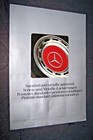 1978 Mercedes 450sl Owners Sales Brochure Paint Color Chart W107 W123  W116 Sl