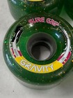 New Sure Grip Gravity Sparkle 65mm Soft Outdoor Roller Skate Wheels Green