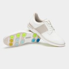 G fore Womens Gallivan2r Side Stripe Kiltie Golf Shoe Sea Stone