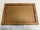 Vintage 1980s Budweiser Beer Wood Frame Mirror Sign Anheuser Busch 14x12