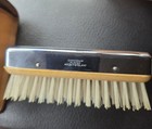 Vintage Clothes Brush With Leather Case Made In England Chromium Plated T 5x 3    