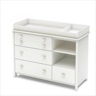 South Shore Little Smileys 4 Drawer Changing Table In Pure White