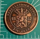Netherlands East Indies  2   Cents 1857 Km 308  William Iii 
