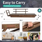 Naizea Dog Ramp Folding Pet Ramp For Large Dogs Cats High Bed Rubber Surface