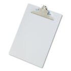 Saunders Aluminum Clipboard W high-capacity Clip 1  Clip Cap 8 1 2 X 12 Sheets