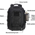 60l Military Tactical Backpack Large Capacity Molle Rucksack For Hiking Camping