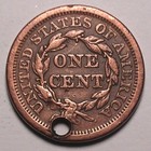 1853 Braided Hair Large Cent  N-31  Nice Detail And Surfaces  Tougher Variety