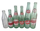 Lot Of 6 Vintage Dr Pepper Glass Bottles 