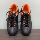 Bsi Men s Sport Black orange Bowling Shoes Size 7 5 Excellent Condition  