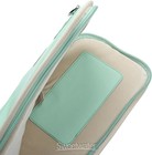Levy s Chroma Leather Electric Bass Guitar Gig Bag - Aqua Green