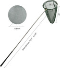 Professional Butterfly Net  14  Ring  26  Depth  59-73  Telescopic Handle  Stain