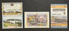 Travelstamps  St  Lucia Stamps - 3 Se-tenant Pairs - Mint Mnh Og